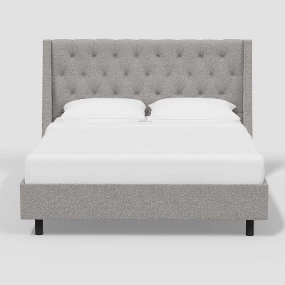 Gilford Wingback Platform Bed In Boucle - Threshold™ 3 Gilford Wingback Platform Bed In Boucle - Threshold™
