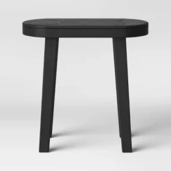 Woodland Carved Wood Accent Table - Black - Threshold™ -Furniture Supplies Store GUEST 028d936f c1e9 49b0 a030 2e6b1194a496