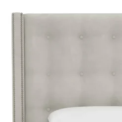 Nail Button Tufted Wingback Velvet Headboard - Skyline Furniture 9 Nail Button Tufted Wingback Velvet Headboard - Skyline Furniture -Furniture Supplies Store GUEST 085b147e 03de 4036 96e1 61bc3b10fa21