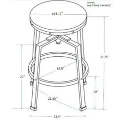 Lewiston Adjustable Swivel Barstool - Threshold™ -Furniture Supplies Store GUEST 08a4a797 b4f3 4d78 98f5 a28987c45647