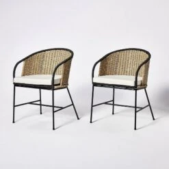 2pc Westcliff Seagrass Dining Chairs - Threshold™ Designed With Studio McGee 17 2pc Westcliff Seagrass Dining Chairs - Threshold™ Designed With Studio McGee -Furniture Supplies Store GUEST 1a2c5a36 ead8 4159 ba47 2d514011b1c4