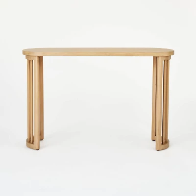 Burbank Wood Console Table Natural - Threshold™ Designed With Studio McGee 4 Burbank Wood Console Table Natural - Threshold™ Designed With Studio McGee - Image 2