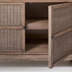 Brandeis Woven TV Stand For TVs Up To 60" Brown - Threshold™ Designed With Studio McGee 11 Brandeis Woven TV Stand For TVs Up To 60" Brown - Threshold™ Designed With Studio McGee -Furniture Supplies Store GUEST 207e0e77 d234 4ee8 8261 19fba8aebd36