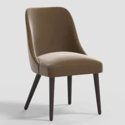 Geller Modern Dining Chair In Shiny Velvet Mystere - Threshold™ -Furniture Supplies Store GUEST 2369bae7 56ac 4476 907a bffe87efe6d3