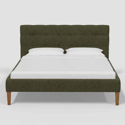 Dessy Pull Tufted Platform Bed In Tweed - Threshold™ 3 Dessy Pull Tufted Platform Bed In Tweed - Threshold™