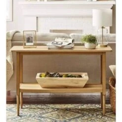 Gretna Narrow Console Table Natural - Threshold™ -Furniture Supplies Store GUEST 31fede49 ac3f 489d 875d 175e74c636e1
