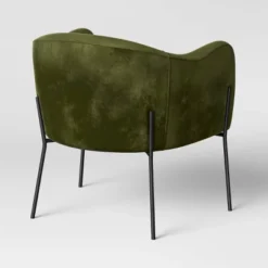 Gladden Rounded Back Anywhere Chair Dark Green - Threshold™ -Furniture Supplies Store GUEST 3626b6f8 9117 453d ba49 abf970c92318
