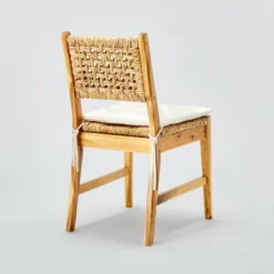 2pk Temescal Valley Wood And Woven Dining Chairs With Cushion Cream - Threshold™ Designed With Studio McGee -Furniture Supplies Store GUEST 38d690c4 7a20 4fcd 9fd7 68f7f98e23c3