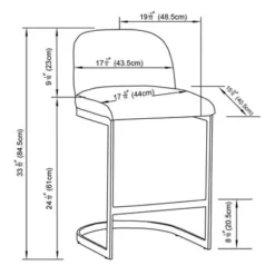 2pk Jules Cantilever Armless Upholstered Counter Height Barstool - Threshold™ 11 2pk Jules Cantilever Armless Upholstered Counter Height Barstool - Threshold™ -Furniture Supplies Store GUEST 43f66d3d bc63 4c4e a252 83898804be78