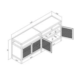 Springville Caned Door TV Stand - Threshold™ Designed With Studio McGee -Furniture Supplies Store GUEST 4767db1b 9dbf 4d97 9af5 725f225f4811