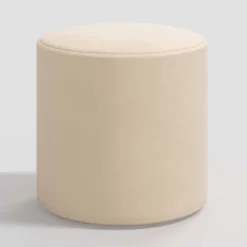 Round Thalia Ottoman In Velvet - Skyline Furniture 25 Round Thalia Ottoman In Velvet - Skyline Furniture -Furniture Supplies Store GUEST 4d424e89 4119 4084 b5cd 54d6f45bf5cf