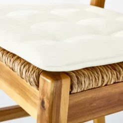 2pk Temescal Valley Wood And Woven Dining Chairs With Cushion Cream - Threshold™ Designed With Studio McGee -Furniture Supplies Store GUEST 4da36d2c 3c3e 481f b3fd 7f53ac6a4693