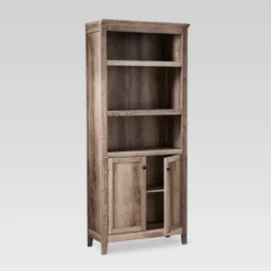72" Carson 5 Shelf Bookcase With Doors - Threshold™ -Furniture Supplies Store GUEST 50091ed5 fc57 4bb6 a167 b371f65079f8