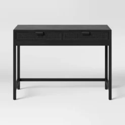 Minsmere Writing Desk With Drawers Black - Threshold™ 8 Minsmere Writing Desk With Drawers Black - Threshold™ -Furniture Supplies Store GUEST 5094eea6 5a0c 4f67 9925 b2109f6d1141