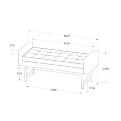 Verken Mid Century Modern Settee Bench - Threshold™ 19 Verken Mid Century Modern Settee Bench - Threshold™ -Furniture Supplies Store GUEST 55d19e28 11c4 43f4 9e3e 2403e25a998b