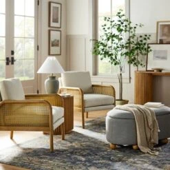 Cane Accent Chair Cream - Threshold⢠Designed With Studio McGee