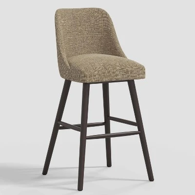 Geller Modern Textured Linen Counter Height Barstool - Threshold™ 3 Geller Modern Textured Linen Counter Height Barstool - Threshold™