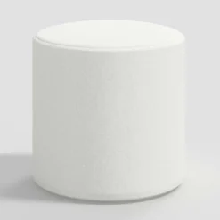 Round Thalia Ottoman In Textured Linen - Threshold™ -Furniture Supplies Store GUEST 5adbb7e2 c555 44bd 886f b90c408a36f4