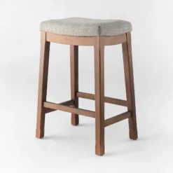 Candor Wood And Upholstered Saddle Counter Height Barstool - Threshold™ 16 Candor Wood And Upholstered Saddle Counter Height Barstool - Threshold™ -Furniture Supplies Store GUEST 5b16e3f6 659a 452c 94c6 c37d9de19550
