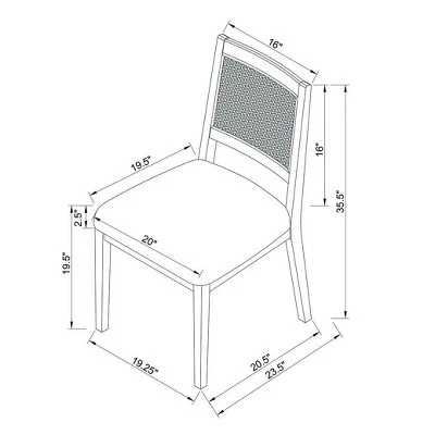 Oak Park Cane Dining Chair Black - Threshold™ Designed With Studio McGee 9 Oak Park Cane Dining Chair Black - Threshold™ Designed With Studio McGee - Image 7