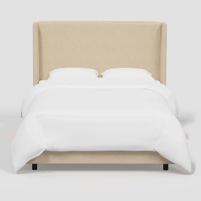 Antwerp Wingback Bed In Linen - Threshold™ 3 Antwerp Wingback Bed In Linen - Threshold™