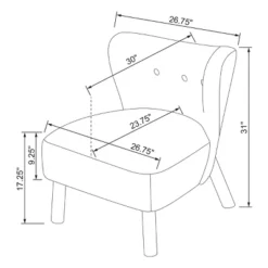 Sculpted Faux Shearling Accent Chair Cream - Threshold™ Designed With Studio McGee -Furniture Supplies Store GUEST 6cce5bcf 1c60 4d1a be28 f6d5e9c9ce77
