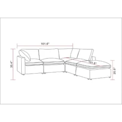 5pc Allandale Modular Sectional Sofa Set - Project 62™ 15 5pc Allandale Modular Sectional Sofa Set - Project 62™ -Furniture Supplies Store GUEST 6fe5734f a99e 4188 b902 bcc9240740b5
