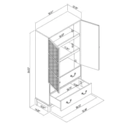 Brandeis Woven Cabinet Brown - Threshold™ Designed With Studio McGee 15 Brandeis Woven Cabinet Brown - Threshold™ Designed With Studio McGee -Furniture Supplies Store GUEST 707bd53d 9cc8 4d72 96d2 6474dbf4e472
