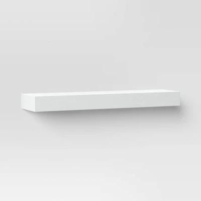 24" Floating Wood Shelf - Threshold™ 6 24" Floating Wood Shelf - Threshold™ - Image 4