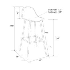 Copley Barstool - White - Threshold™ -Furniture Supplies Store GUEST 7a5e93c4 4c26 4003 a418 4404a8f4ccd8