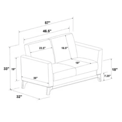 Middlefield Loveseat - Threshold™ -Furniture Supplies Store GUEST 7e8ad27d 0f68 4d25 961d 3c689f130159
