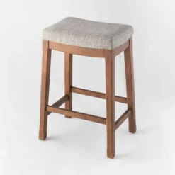 Candor Wood And Upholstered Saddle Counter Height Barstool - Threshold™ 12 Candor Wood And Upholstered Saddle Counter Height Barstool - Threshold™ -Furniture Supplies Store GUEST 80c1f2de 5ac5 48a3 9160 9e552e51230e