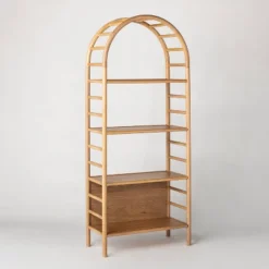 72" Holladay Curved Wooden Bookcase - Threshold™ Designed With Studio McGee 25 72" Holladay Curved Wooden Bookcase - Threshold™ Designed With Studio McGee -Furniture Supplies Store GUEST 84aacca0 2437 4d03 8b04 6e3f30c27fb1
