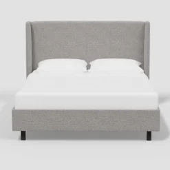 Antwerp Wingback Platform Bed In Boucle - Thresholdâ˘