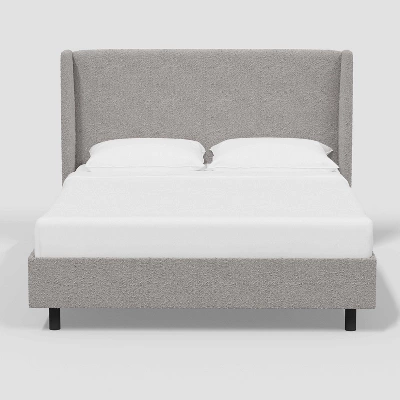 Antwerp Wingback Platform Bed In Boucle - Threshold™ 3 Antwerp Wingback Platform Bed In Boucle - Threshold™