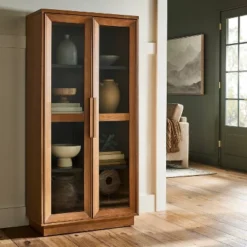 Kennington 2 Door Display Cabinet - Threshold⢠Designed With Studio McGee