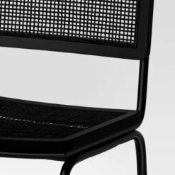 Errol Cane And Wood Counter Height Barstool With Metal Legs Black - Threshold™ -Furniture Supplies Store GUEST 8d531c38 f04f 47f8 a38f a23cf11cc959