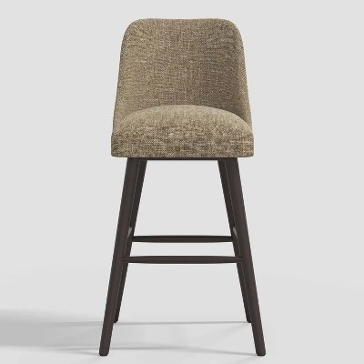 Geller Modern Textured Linen Counter Height Barstool - Threshold™ 4 Geller Modern Textured Linen Counter Height Barstool - Threshold™ - Image 2