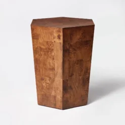 Ogden Burled Wood Accent Table - Threshold™ Designed With Studio McGee -Furniture Supplies Store GUEST 8fa15145 93ae 43f4 9af7 b064f9a32d65