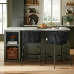 Westcliff Seagrass Counter Height Barstool - Threshold⢠Designed With Studio McGee