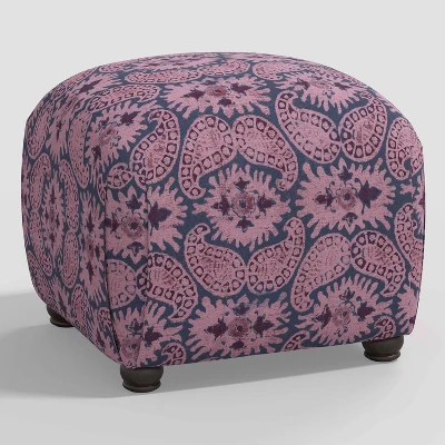 Poppy Ottoman In Damask - Skyline Furniture 11 Poppy Ottoman In Damask - Skyline Furniture - Image 9