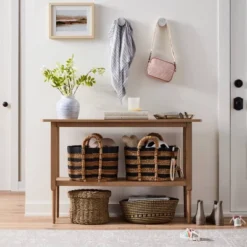 Gretna Narrow Console Table Natural - Threshold™ -Furniture Supplies Store GUEST 94eb8c76 77dd 4947 a174 c95e76f2a795