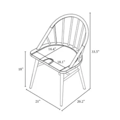 2pk Adwolf Rounded Spindle Dining Chairs Black - Threshold™ 15 2pk Adwolf Rounded Spindle Dining Chairs Black - Threshold™ -Furniture Supplies Store GUEST 9717f7b7 7377 4009 b5b2 b90142c847de