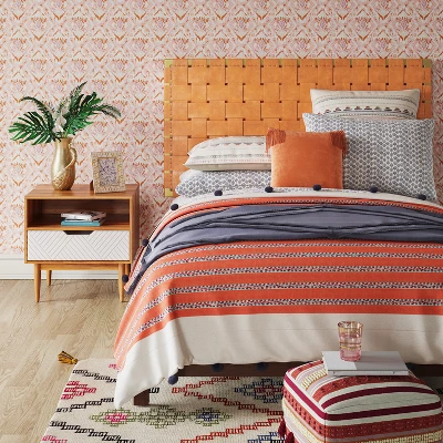 Touraco Nightstand White/Brown - Threshold™ 6 Touraco Nightstand White/Brown - Threshold™ - Image 4