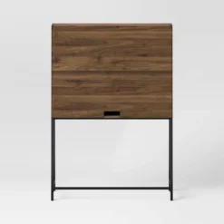 Loring Wood Secretary Desk With Hutch And Charging Station Walnut - Threshold™ 9 Loring Wood Secretary Desk With Hutch And Charging Station Walnut - Threshold™ -Furniture Supplies Store GUEST 9bf83393 7336 44d1 b8ec 482f68853fe2