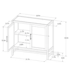 Warwick 2 Door Cabinet - Threshold -Furniture Supplies Store GUEST 9cb1ff09 369a 4ed2 bb83 dbfe75090dad