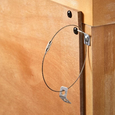 Bountiful Wood And Glass Tall Cabinet - Threshold™ Designed With Studio McGee 6 Bountiful Wood And Glass Tall Cabinet - Threshold™ Designed With Studio McGee - Image 4