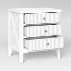 Wrentham Beadboard Farmhouse 3 Drawer Nightstand White - Threshold™ 9 Wrentham Beadboard Farmhouse 3 Drawer Nightstand White - Threshold™ -Furniture Supplies Store GUEST 9ed7fc48 a90d 4ecd 8fe5 c020545e0a69