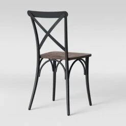 Set Of 2 Malden French Bistro Dining Chair Matte Black - Threshold™ -Furniture Supplies Store GUEST a5c2495e e363 491c 8853 f3d2bf7c79b7