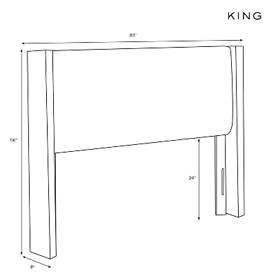 Nail Button Tufted Wingback Velvet Headboard - Skyline Furniture 7 Nail Button Tufted Wingback Velvet Headboard - Skyline Furniture - Image 5